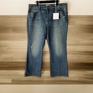 NEW PISTOLA Lennon High Rise Crop Boot denim Jeans in Mahalo Vintage Sz 33